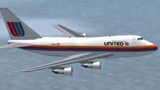 Screenshot 1 — United Airlines Boeing 747SP
