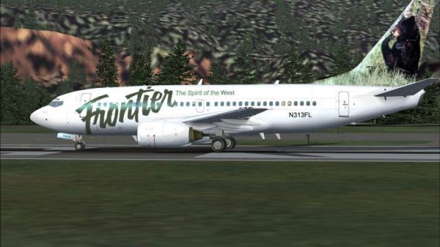 Screenshot 1 — Frontier Bear Boeing 737-700 N313FL