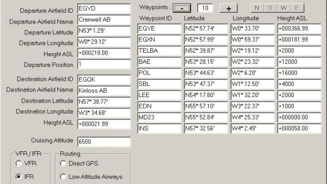 Screenshot 1 — Route Editor V2