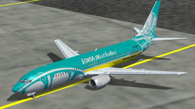 Screenshot 1 — BWIA West Indies Airways 737-800