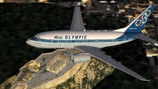 Screenshot 1 — Olympic Airways Boeing 737-600