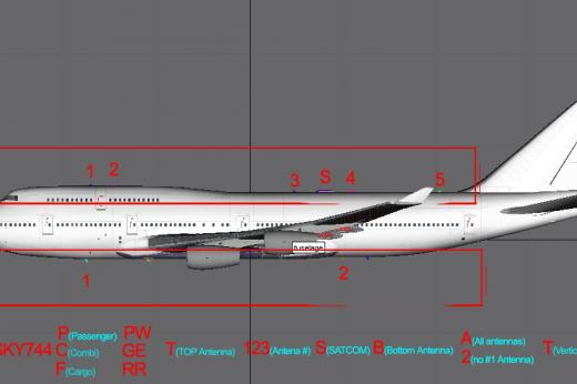 Realeza Boeing 767-400 For FS2004