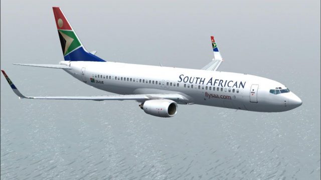 Screenshot 1 — South African Airways Boeing 737-800 ZS-SJJ