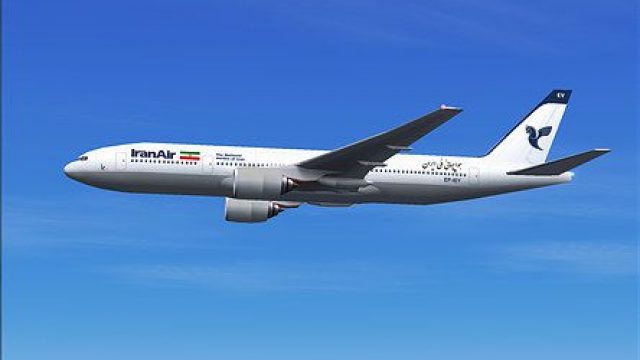 Screenshot 1 — Iran Air Boeing 777-200