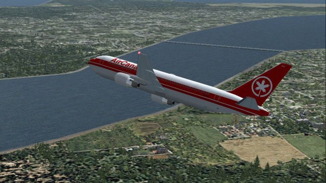 Screenshot 1 — Air Canada Boeing 767-233 C-GDSS