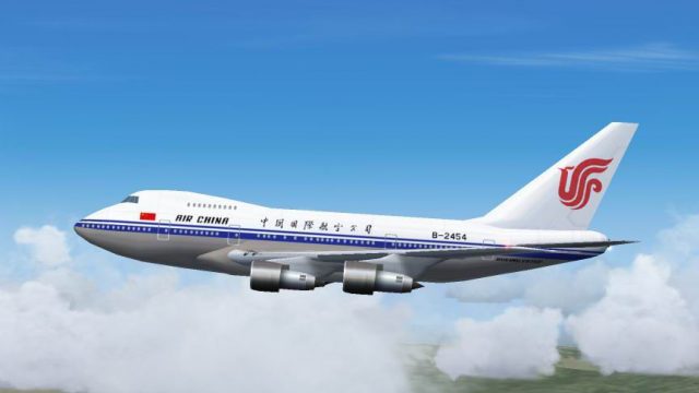 Screenshot 1 — Air China Boeing 747SP