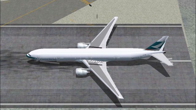Screenshot 1 — Cathay Pacific Airways Boeing 777-367 B-HNE