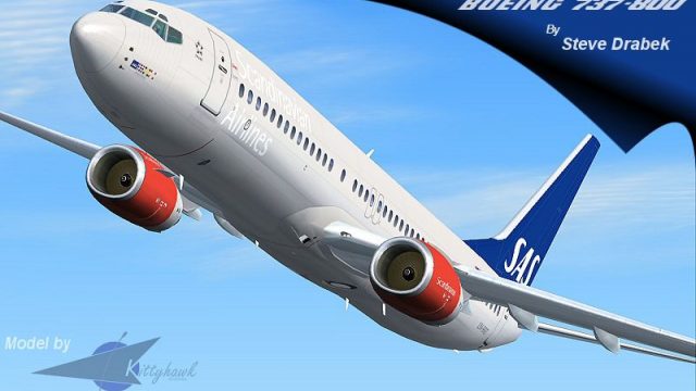 Screenshot 1 — SAS Boeing 737-800