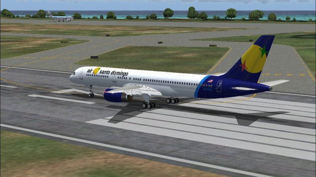 Screenshot 1 — Air Santo Domingo Boeing 757-236