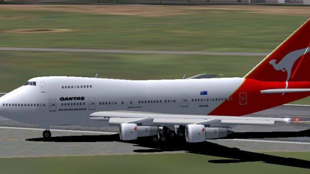 Screenshot 1 — Qantas Boeing 747SP