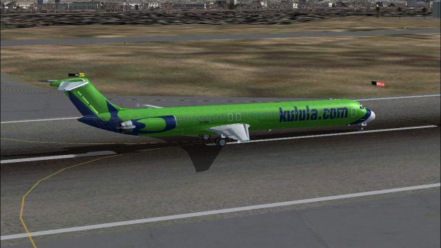 Screenshot 1 — Kulula McDonnell Douglas MD-82 ZS-OBH