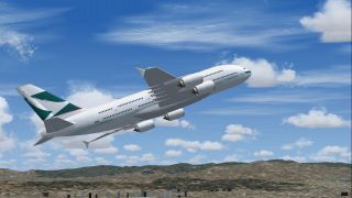 Screenshot 2 — Cathay Pacific Airbus A380-100 B-ZOH