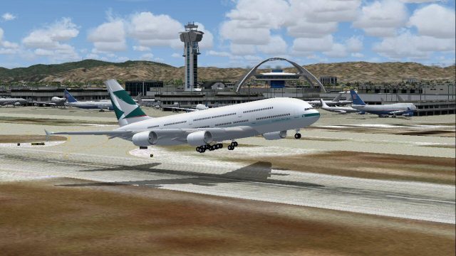 Screenshot 1 — Cathay Pacific Airbus A380-100 B-ZOH