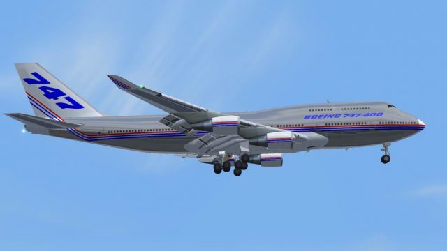 Screenshot 1 — Boeing 747-400 Demonstrator