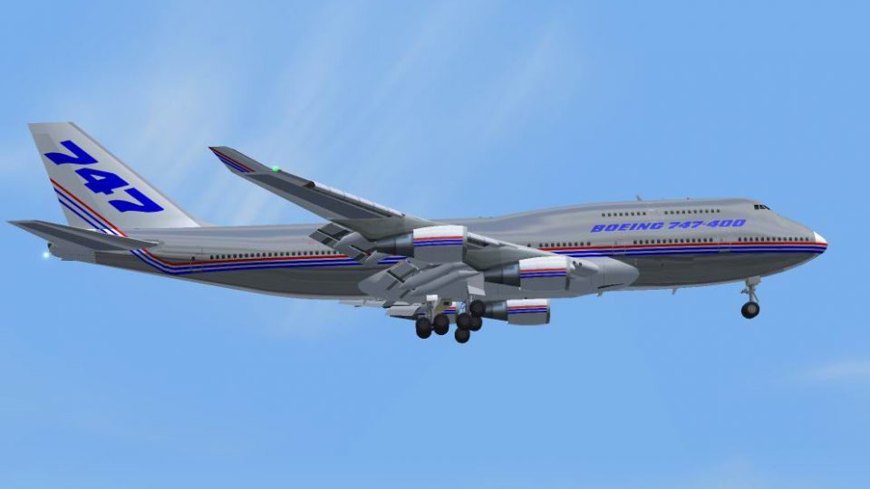 Boeing 747-400 Demonstrator for FS2004