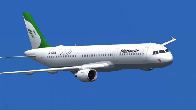 Screenshot 1 — Mahan Air Airbus A321