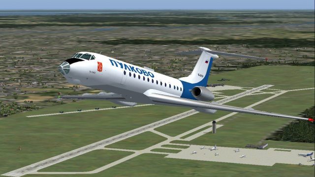 Screenshot 1 — Pulkovo Aviation Tupolev Tu-134A-3