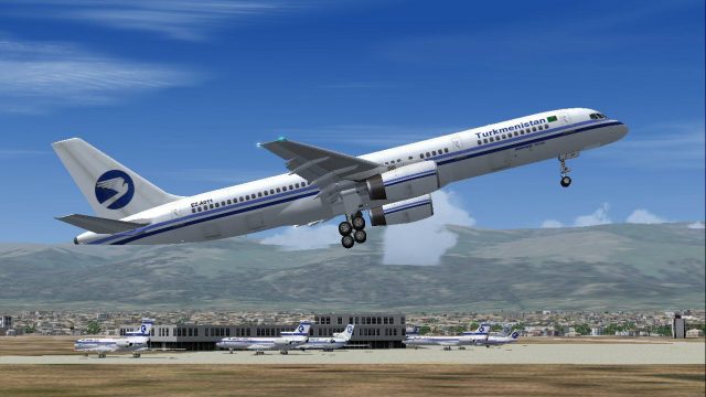 Screenshot 1 — Turkmenistan Airlines Boeing 757-22K