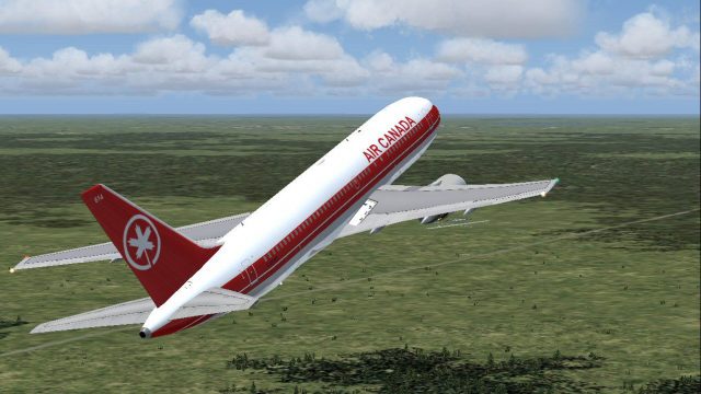 Screenshot 1 — Air Canada Boeing 767-200 Fix