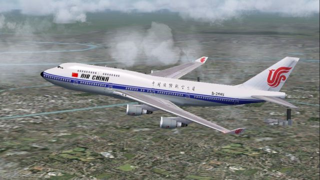 Screenshot 1 — Air China Boeing 747-400
