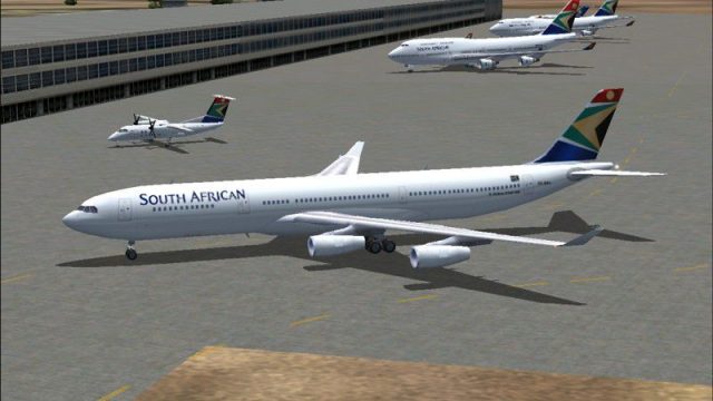 Screenshot 1 — South African Airways A340-300