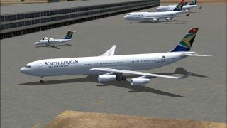 Screenshot 1 — South African Airways A340-300