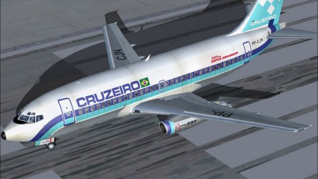 Screenshot 1 — Cruzeiro Boeing 737-200 PP-CJN