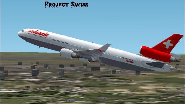 Screenshot 1 — Swissair McDonnell Douglas MD-11 HB-IWA