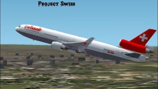 Screenshot 1 — Swissair McDonnell Douglas MD-11 HB-IWA