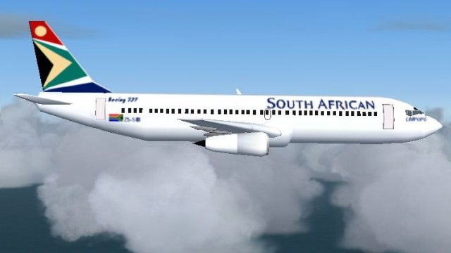 Screenshot 1 — South African Boeing 737-200