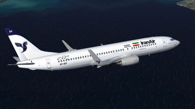 Screenshot 1 — Iran Air Boeing 737-800