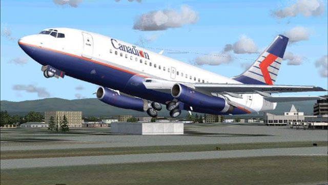 Screenshot 1 — Canadian Boeing 737-200 (OC)
