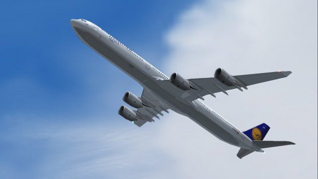 Screenshot 1 — Lufthansa Airbus A340-642 D-AIHD
