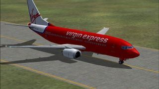 Screenshot 2 — Virgin Express Boeing 737-300 (NC)