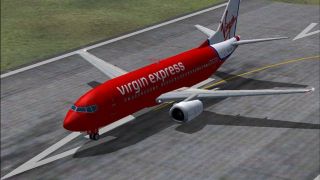 Screenshot 1 — Virgin Express Boeing 737-300 (NC)