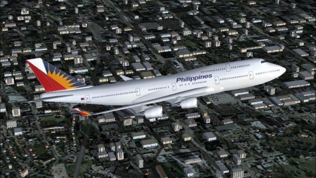 Screenshot 1 — Philippines Airlines Boeing 747-400