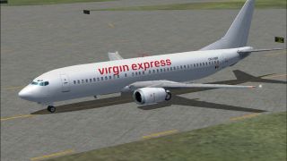 Screenshot 2 — Virgin Express White Boeing 737-400