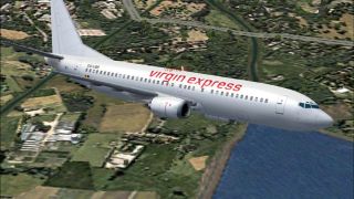 Screenshot 1 — Virgin Express White Boeing 737-400