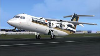 Screenshot 1 — Singapore Airways BAe 146