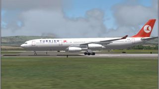 Screenshot 1 — Turkish Airlines Airbus A340-300 Textures