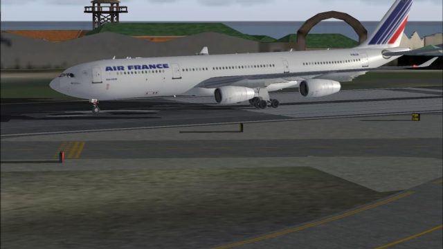 Screenshot 1 — Air France Airbus A340-300