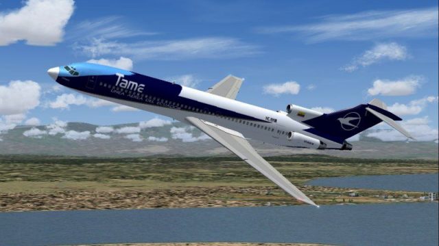 Screenshot 1 — TAME Ecuador Boeing 727-200 HC-BHM
