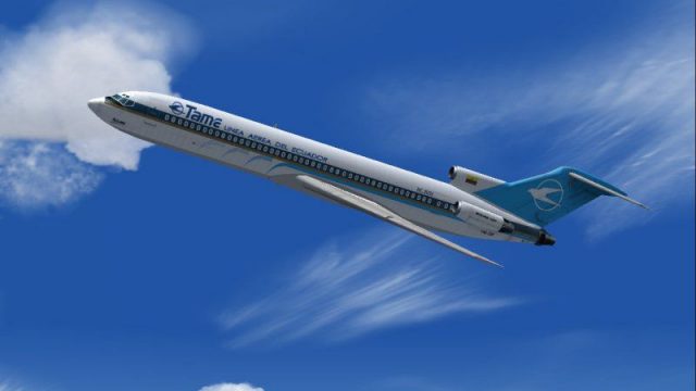 Screenshot 1 — TAME Ecuador Boeing 727-200 HC-BZU