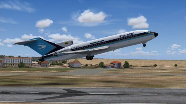 Screenshot 1 — TAME Ecuador Boeing 727-100 HC-BLV