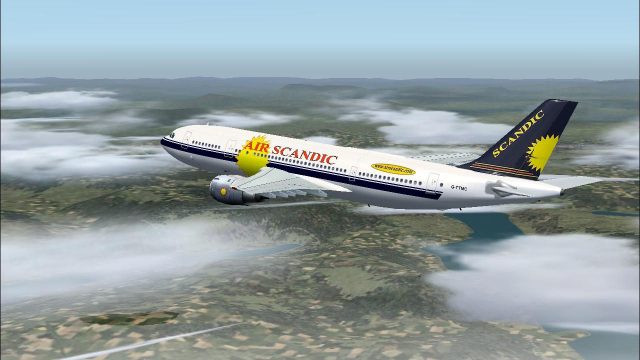 Screenshot 1 — Air Scandic Airbus A300B4-203 G-TTMC