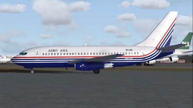 Screenshot 1 — Aero Asia Boeing 737-281