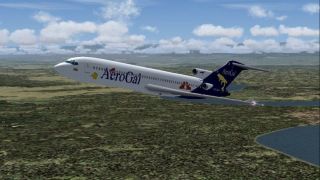 Screenshot 1 — AeroGal Boeing 727-200 HC-CDJ