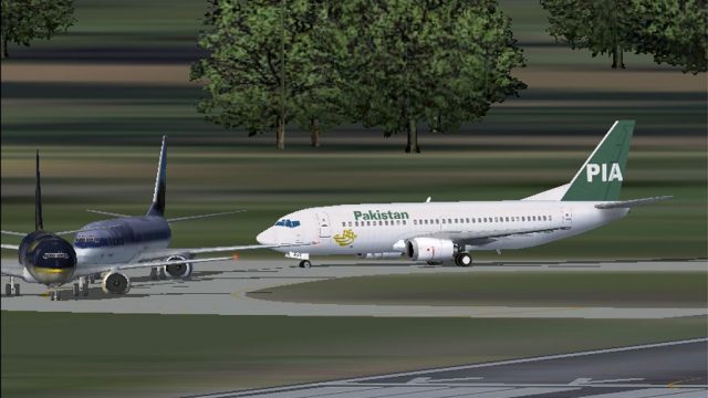 Screenshot 1 — PIA Boeing 737-33A AP-BEH
