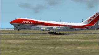 Screenshot 1 — Avianca Boeing 747-200