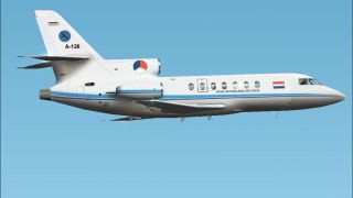 Screenshot 6 — Falcon 50 . Fictional RNLAF repaint